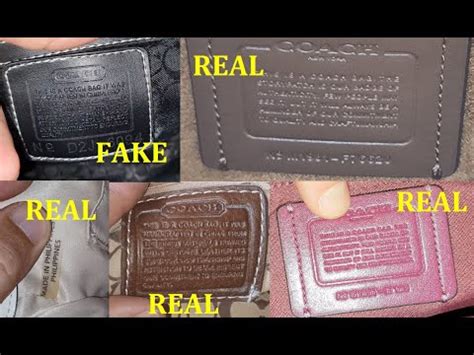 serial number coach bag fake vs real vs fake|knockoff coach purses with wallets.